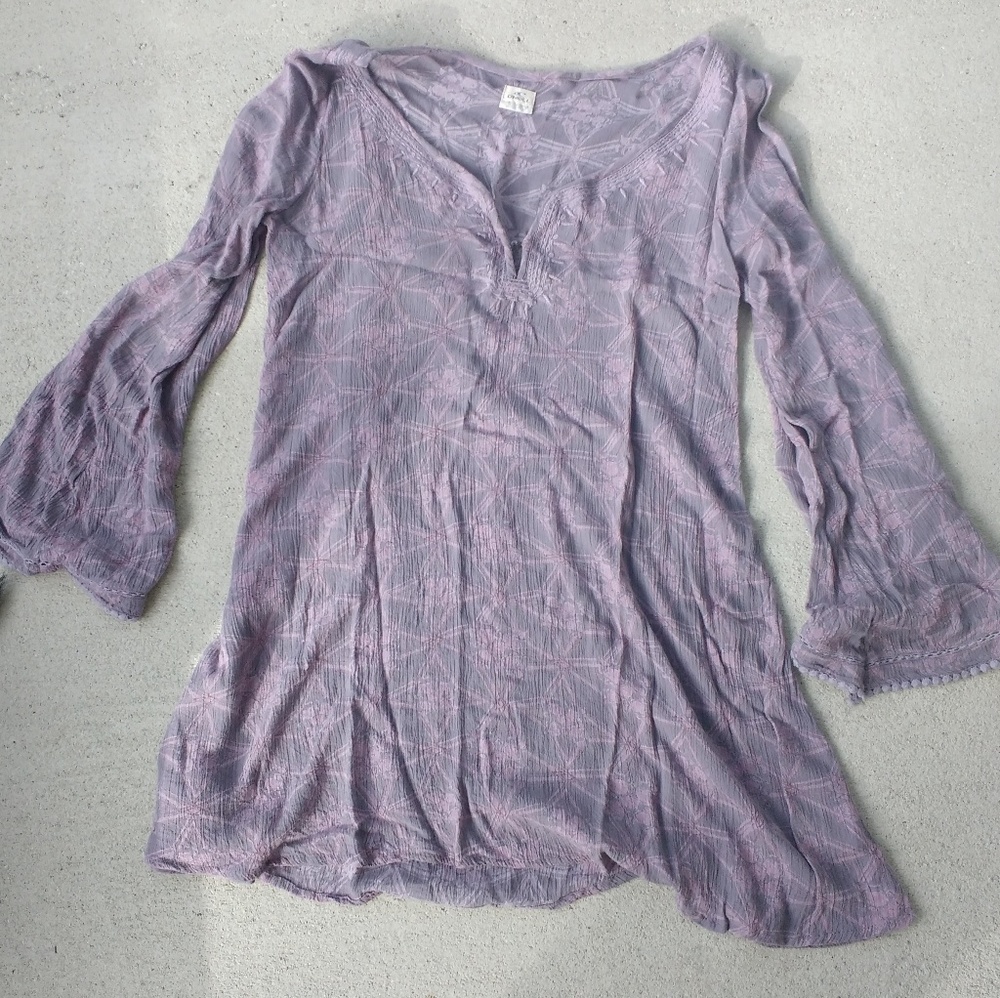 O'Neill Lavender & Pink Boho Shift Dress